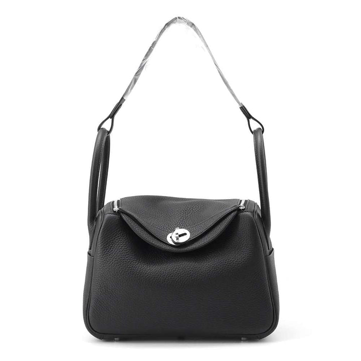 Hermes Lindy Black Taurillon Clemence Size 26