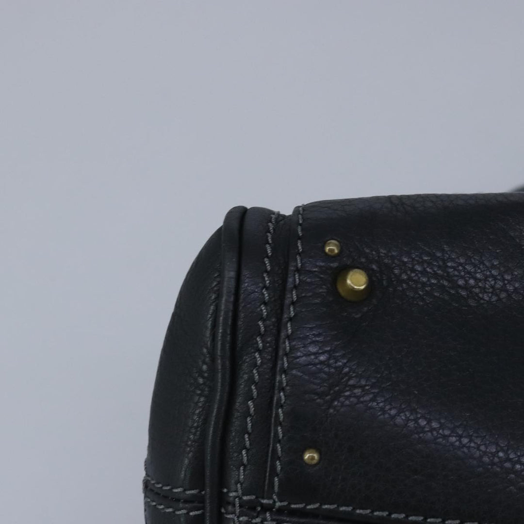 Chloe Paddington Hand Bag Leather Black 95845