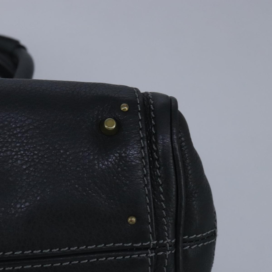 Chloe Paddington Hand Bag Leather Black 95845