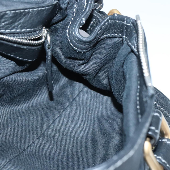 Chloe Paddington Hand Bag Leather Black 95845
