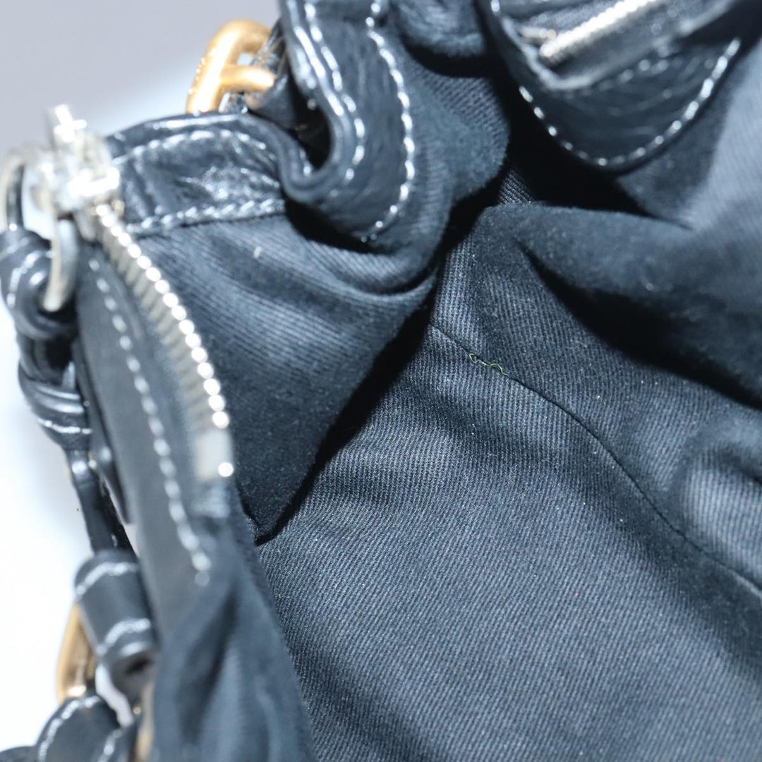 Chloe Paddington Hand Bag Leather Black 95845