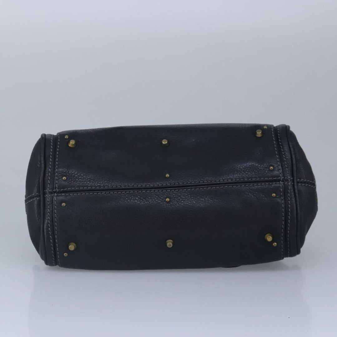 Chloe Paddington Hand Bag Leather Black 95845