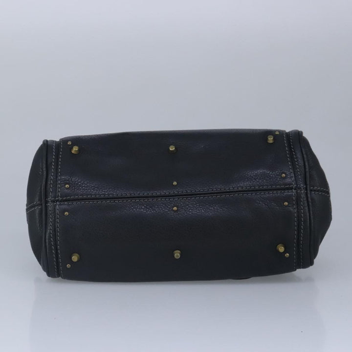 Chloe Paddington Hand Bag Leather Black 95845