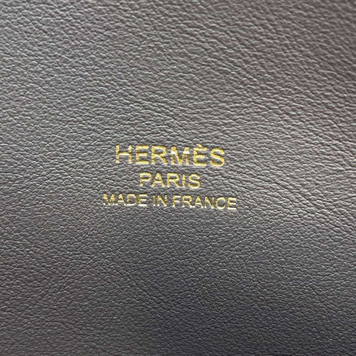 HERMES Bolide 1923 Graphite/Grease Pale Epsom Size 25