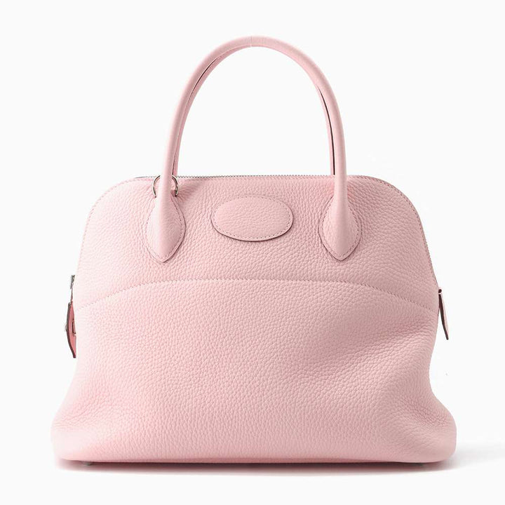 HERMES Bolide Verso Rose Sakura / Nata Taurillon Clemence Size 31