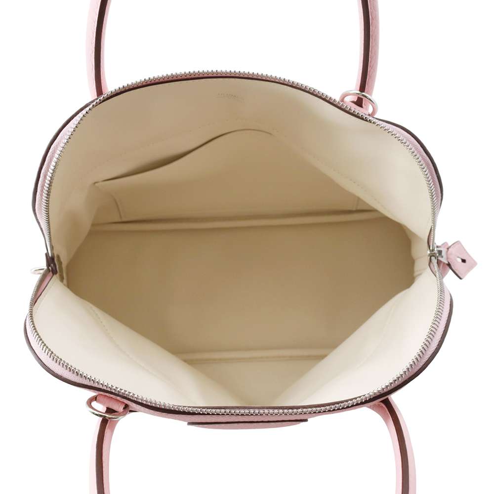 HERMES Bolide Verso Rose Sakura / Nata Taurillon Clemence Size 31