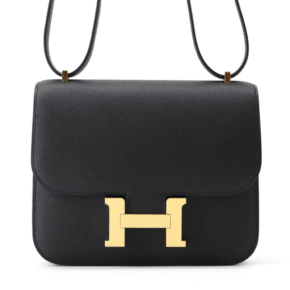 Hermes Constance3 Miroir Black Epsom Size Mini