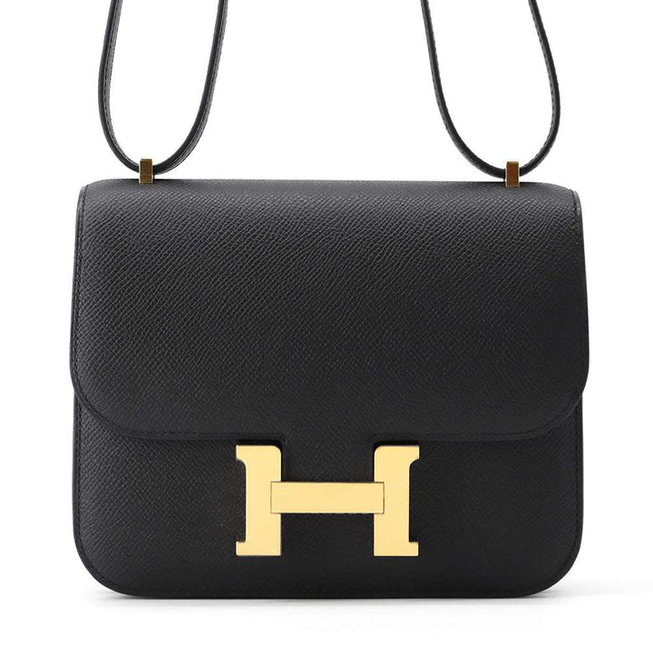 Hermes Constance3 Miroir Black Epsom Size Mini