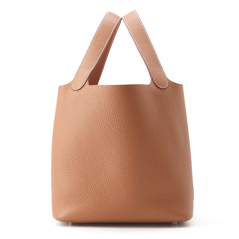 HERMES Picotin Lock Gold Taurillon Clemence Size MM