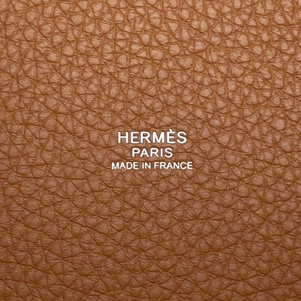 HERMES Picotin Lock Gold Taurillon Clemence Size MM