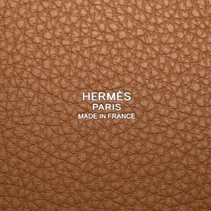 HERMES Picotin Lock Gold Taurillon Clemence Size MM
