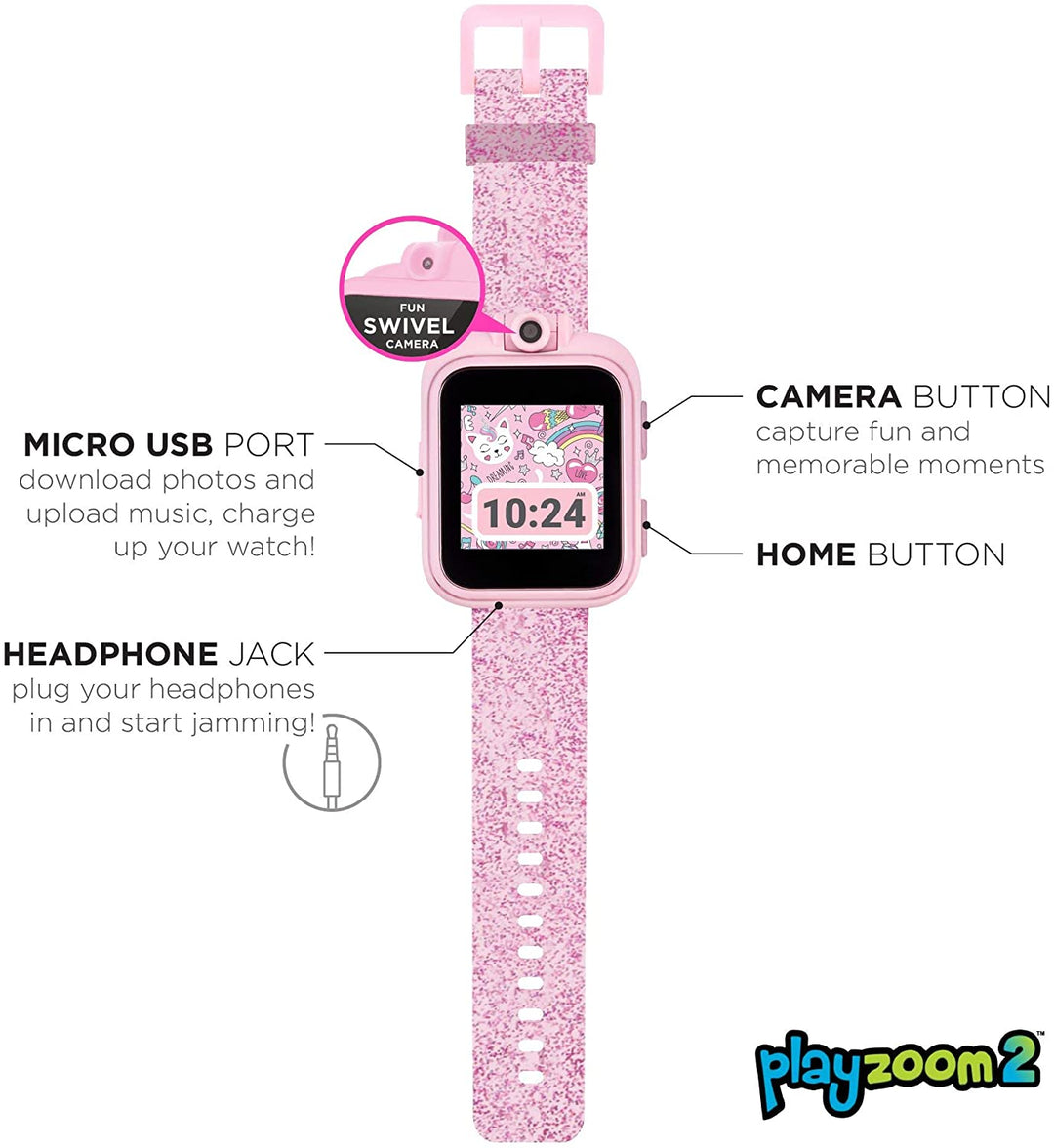 PlayZoom 2 Kids Smartwatch: Fuchsia Glitter