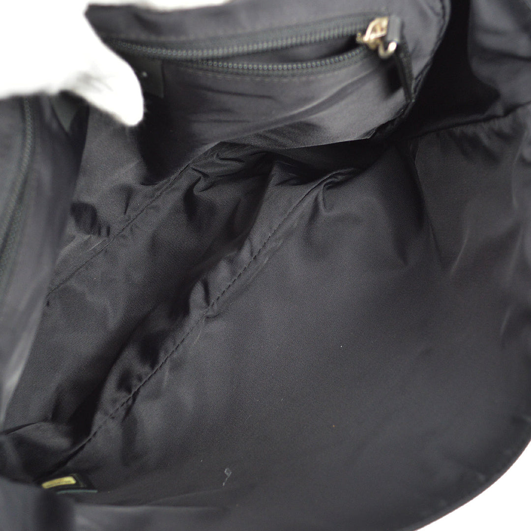 Top Quality Chanel Black Felt Sport Line Messenger Shoulder Bag