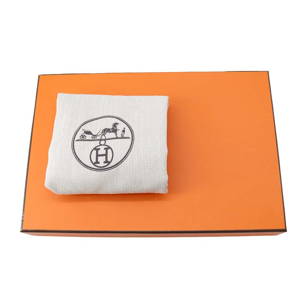 HERMES Lindy New White Taurillon Clemence Size Mini