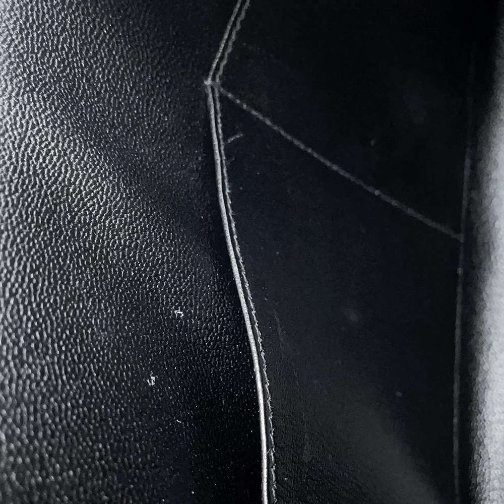 HERMES Kelly Sellier Black Epsom Size 28
