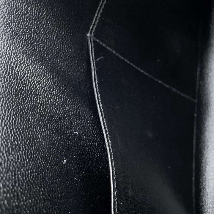 HERMES Kelly Sellier Black Epsom Size 28