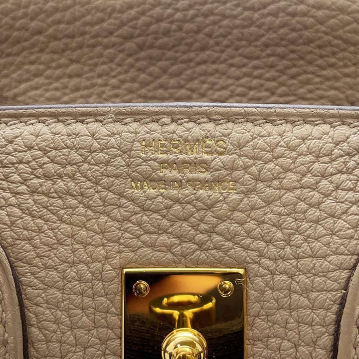 Hermes Birkin Gris Tourterelle Togo Leather Size 25