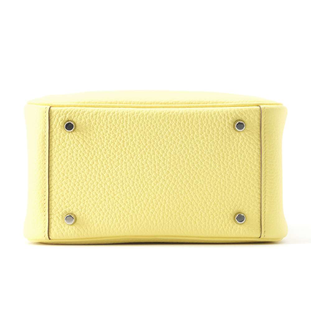 HERMES Lindy Limoncello Taurillon Clemence Size Mini