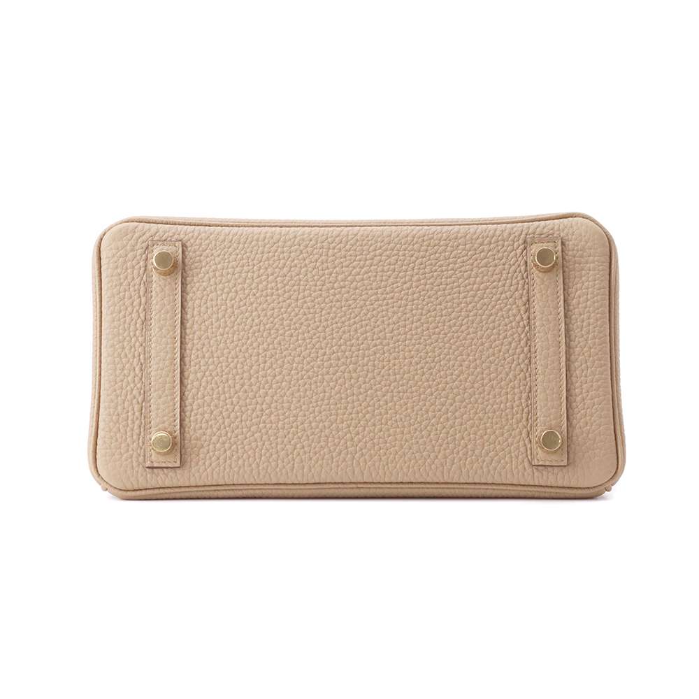 HERMES Birkin Beige Marfa Togo Leather Size 25