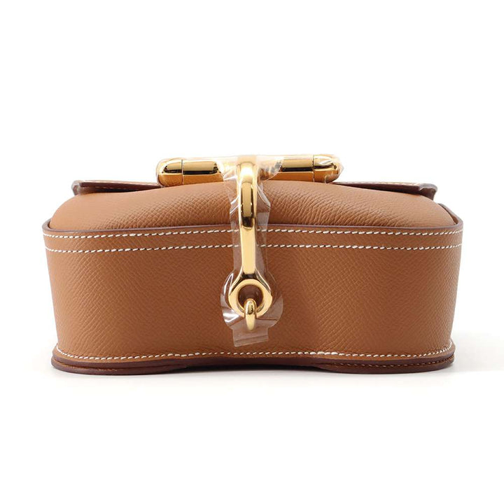 HERMES Della Cavaleria Gold Epsom Size Mini