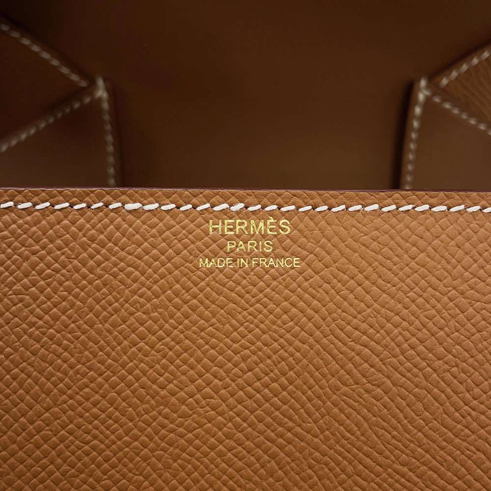 HERMES Della Cavaleria Gold Epsom Size Mini