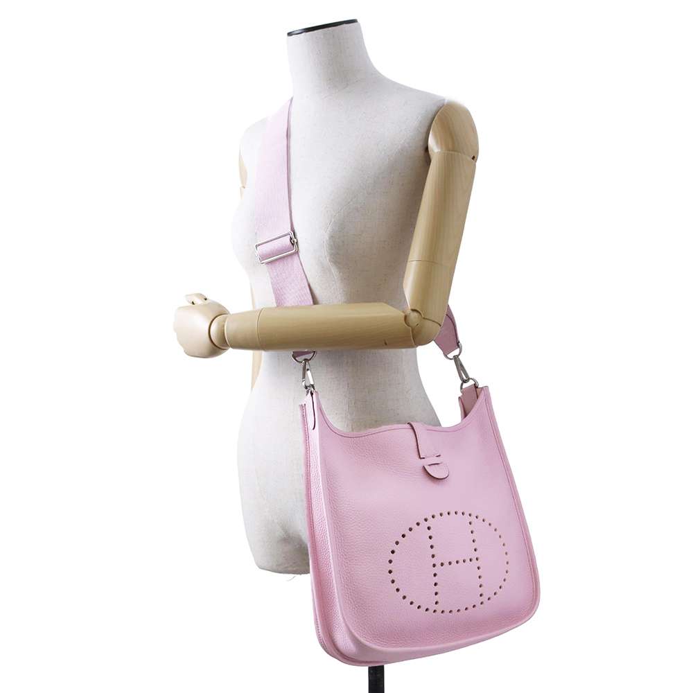 HERMES Evelyne Mauve Sylvestre Taurillon Clemence Size PM