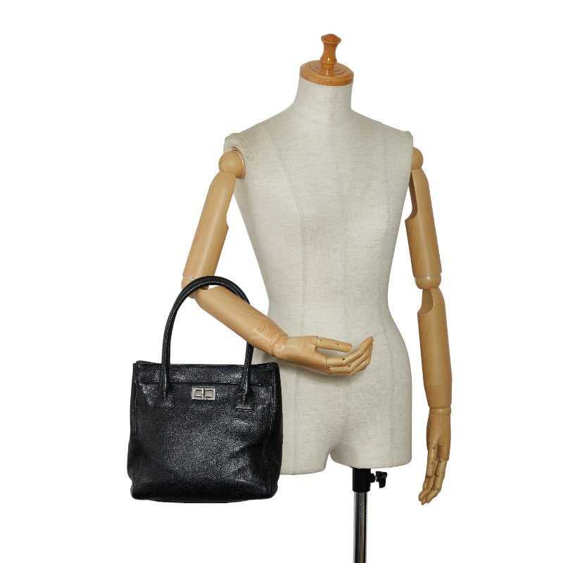 Top Quality Chanel 2.55 Mini  Handbags Black Leather  Chanel