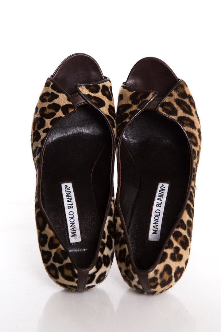 Manolo Blahnik Leopard Heels SZ 36