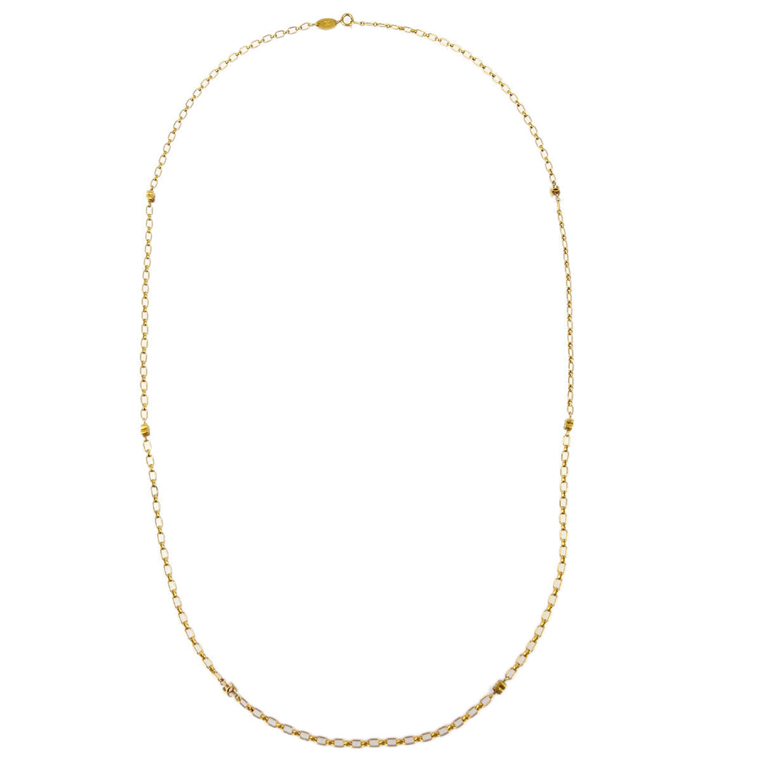 Top Quality Chanel Gold Chain Necklace 1982
