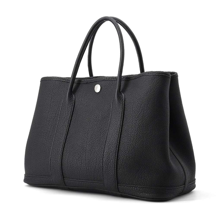 HERMES Garden Party Black Negonda Leather Size TPM