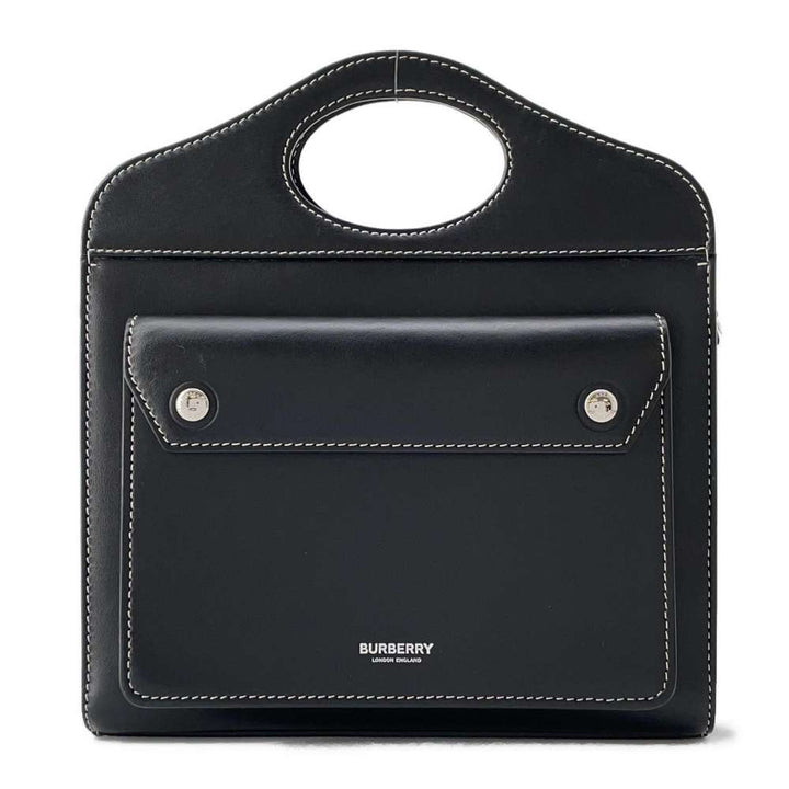 BURBERRY mini pocket bag Black 8040892 Leather