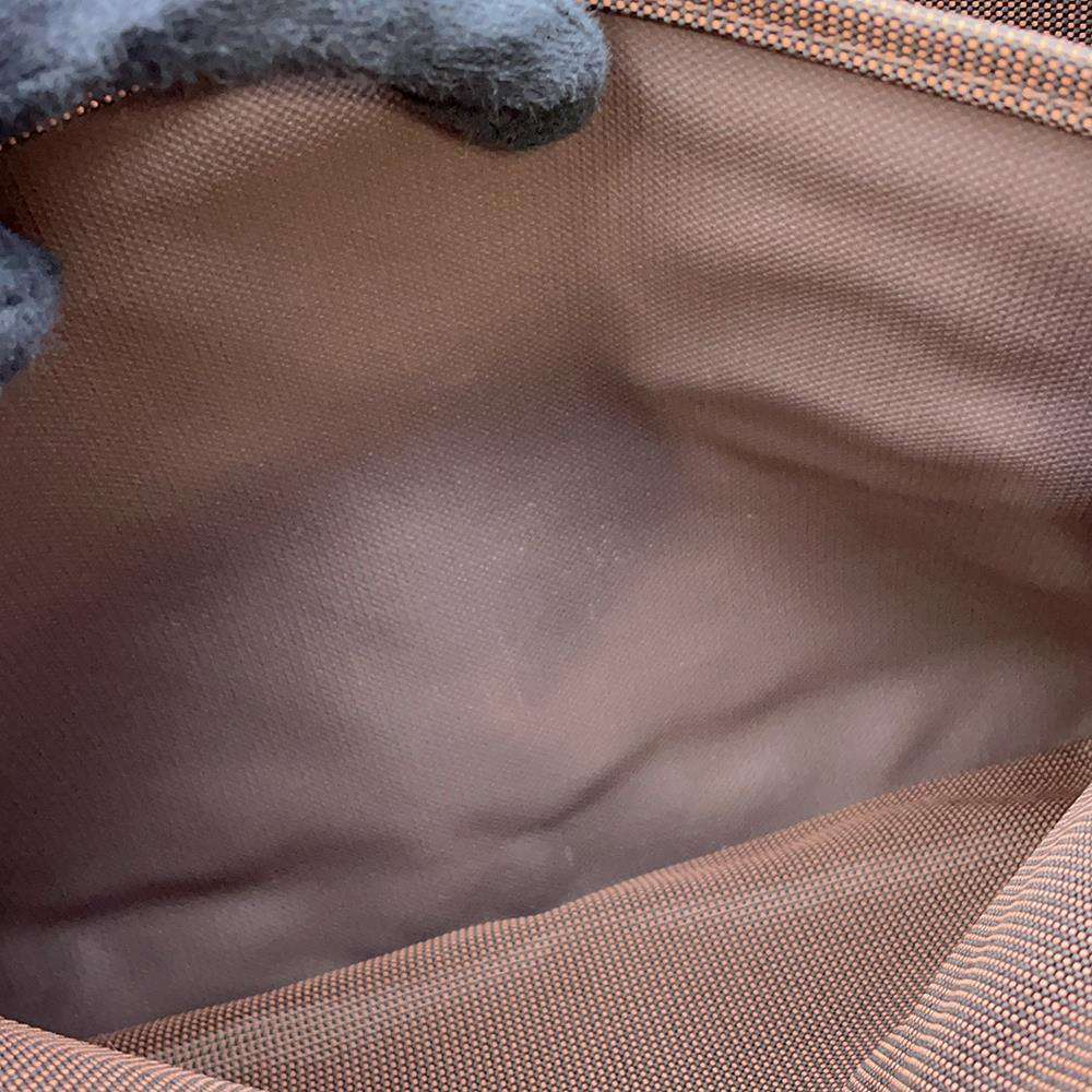 Hermes Her Line Tote Bag Brown Canvas Size MM