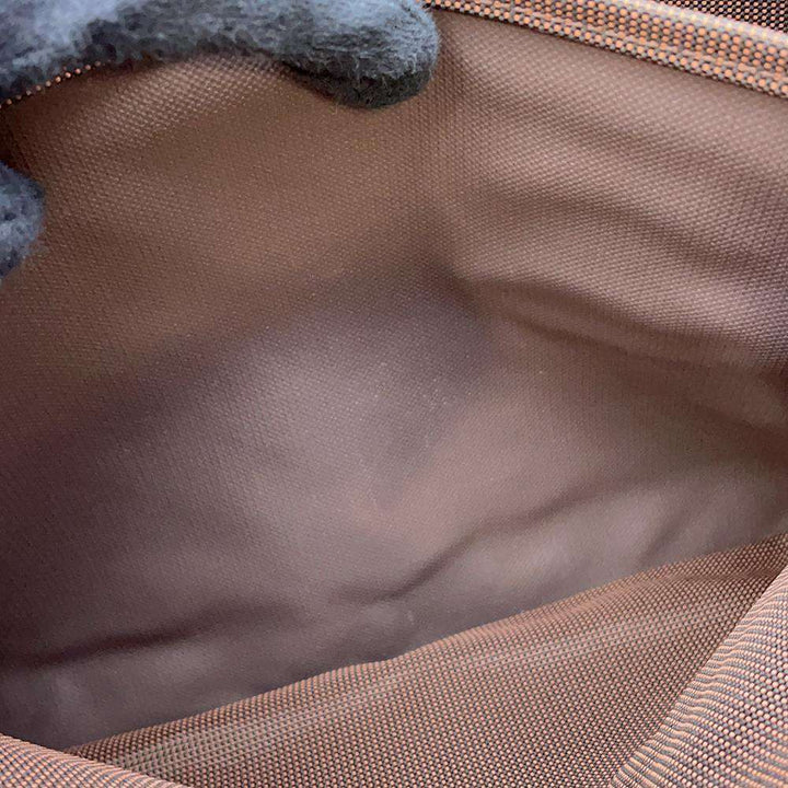 Hermes Her Line Tote Bag Brown Canvas Size MM