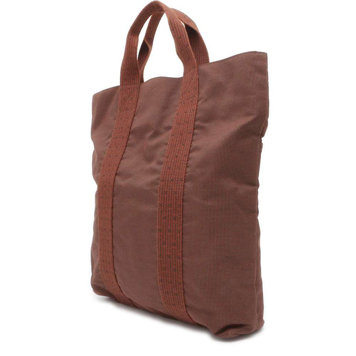 Hermes Her Line Cabas Brown Canvas