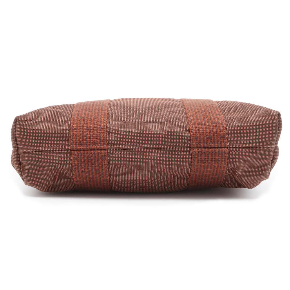 Hermes Her Line Cabas Brown Canvas