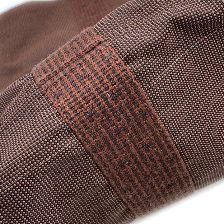 Hermes Her Line Cabas Brown Canvas