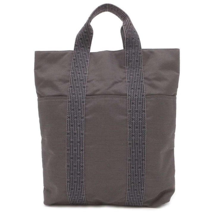 Hermes Her Line Cabas Gray Canvas