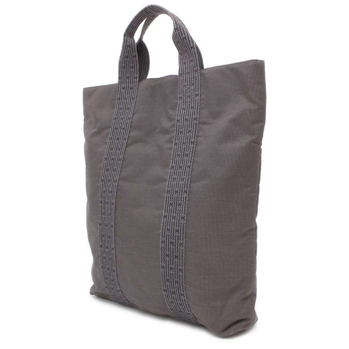 Hermes Her Line Cabas Gray Canvas
