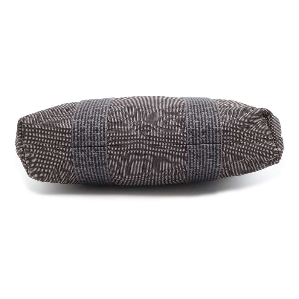Hermes Her Line Cabas Gray Canvas