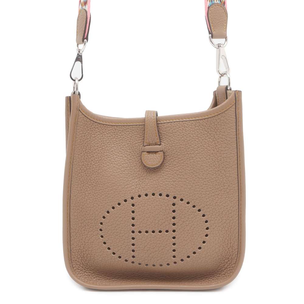 Hermes Evelyne Zigzag Beige de Weimar Taurillon Clemence Size TPM