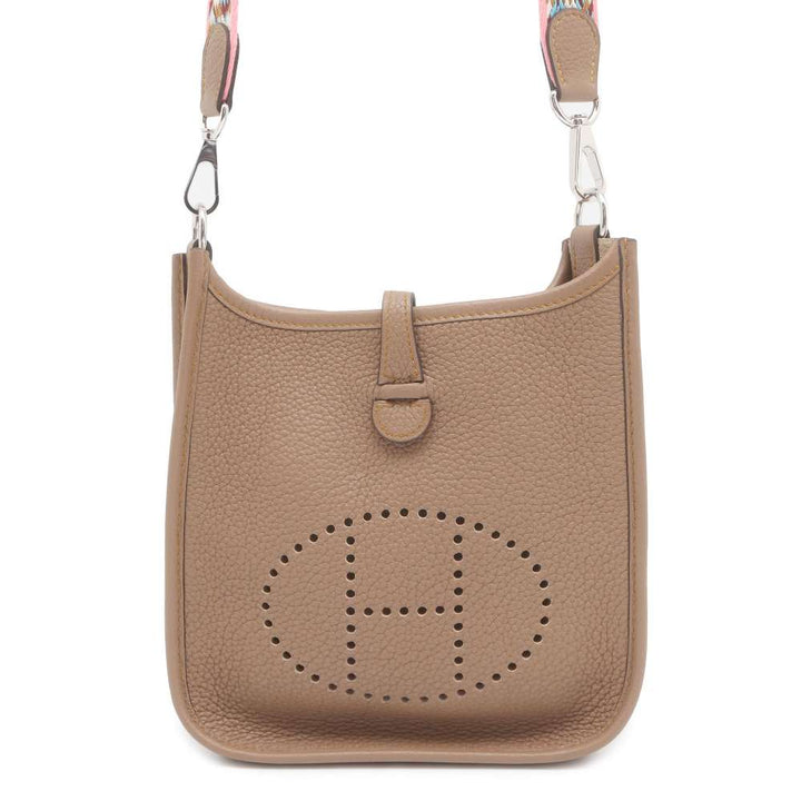 Hermes Evelyne Zigzag Beige de Weimar Taurillon Clemence Size TPM