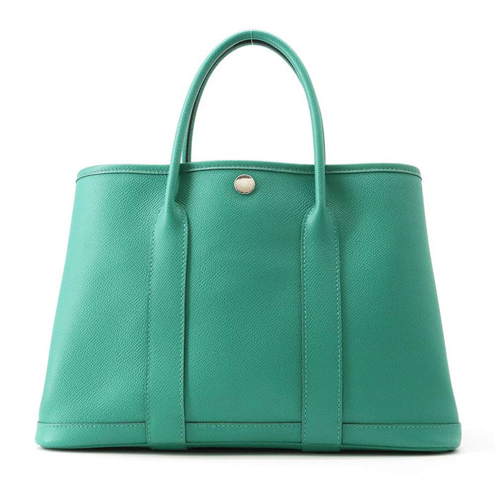 HERMES Garden Party Vert Jade Epsom Size TPM