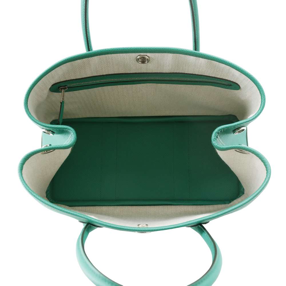 HERMES Garden Party Vert Jade Epsom Size TPM