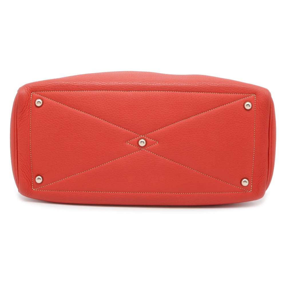 HERMES Victoria Rose Jaipur Taurillon Clemence Size 35