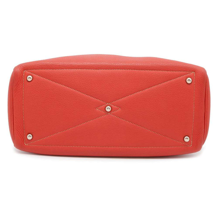 HERMES Victoria Rose Jaipur Taurillon Clemence Size 35