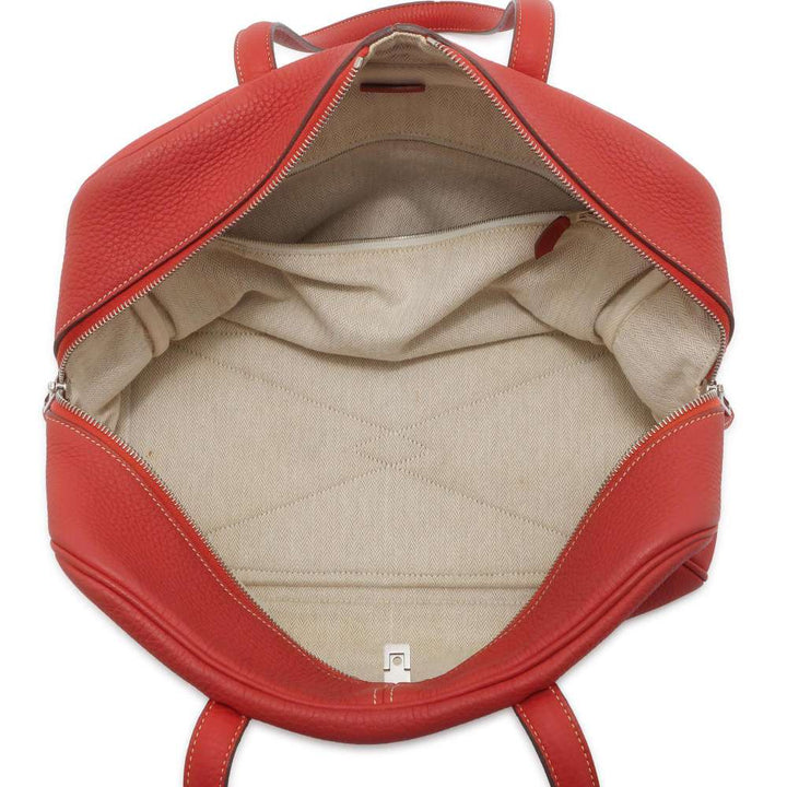 HERMES Victoria Rose Jaipur Taurillon Clemence Size 35