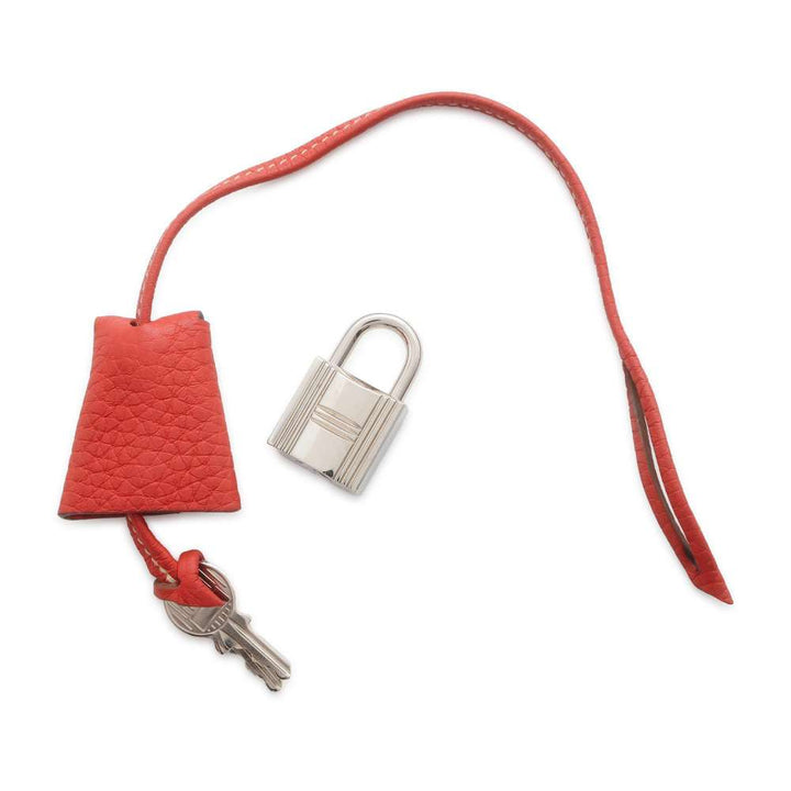 HERMES Victoria Rose Jaipur Taurillon Clemence Size 35