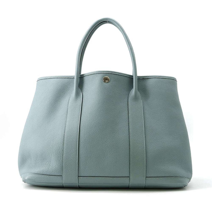 HERMES Garden Party Ciel Country Leather Size PM