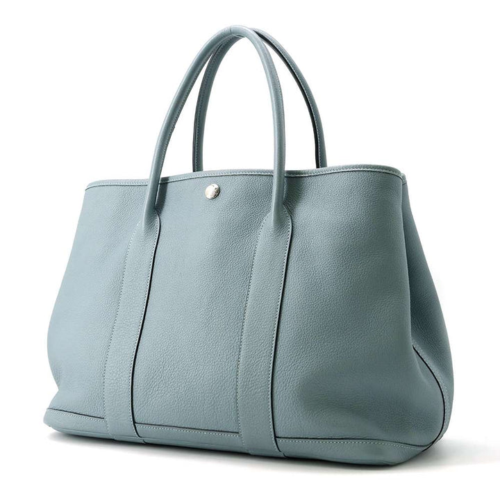 HERMES Garden Party Ciel Country Leather Size PM