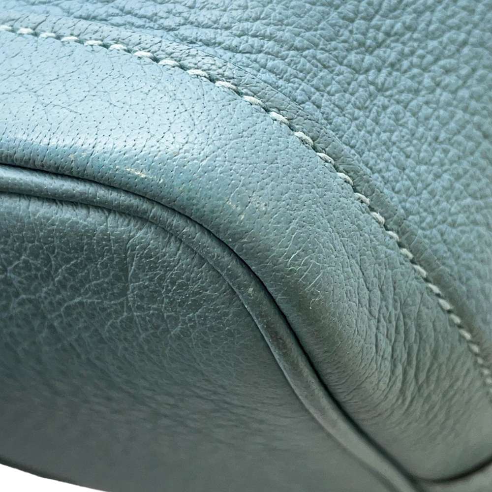 HERMES Garden Party Ciel Country Leather Size PM